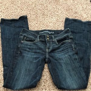 American eagle boot cut jeans size 2